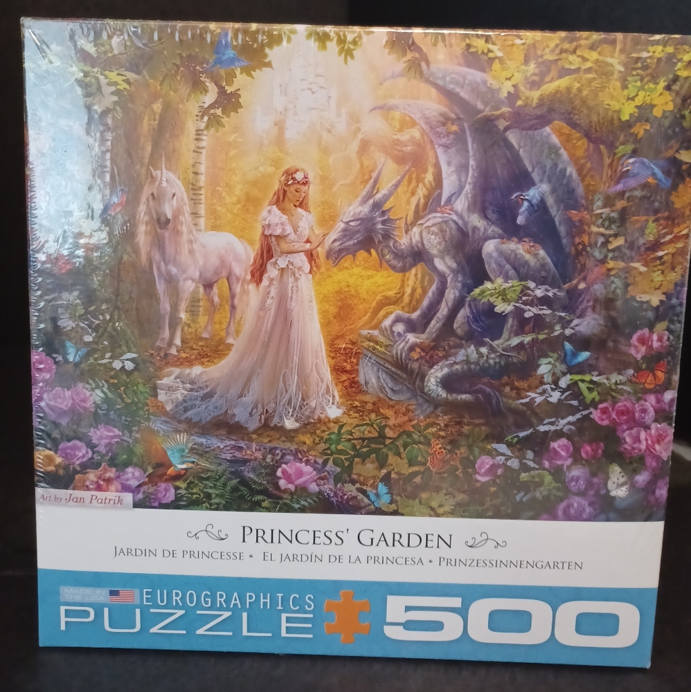 Eurographics "PRINCESS GARDEN" 500pc Jigsaw Puzzle!